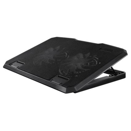 Hama - Kühlkissen für Laptop 2x Lüfter USB schwarz