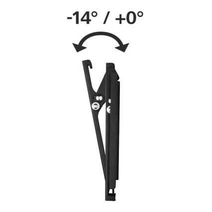 Hama - Neigbare Wandhalterung für TV 19-48" schwarz