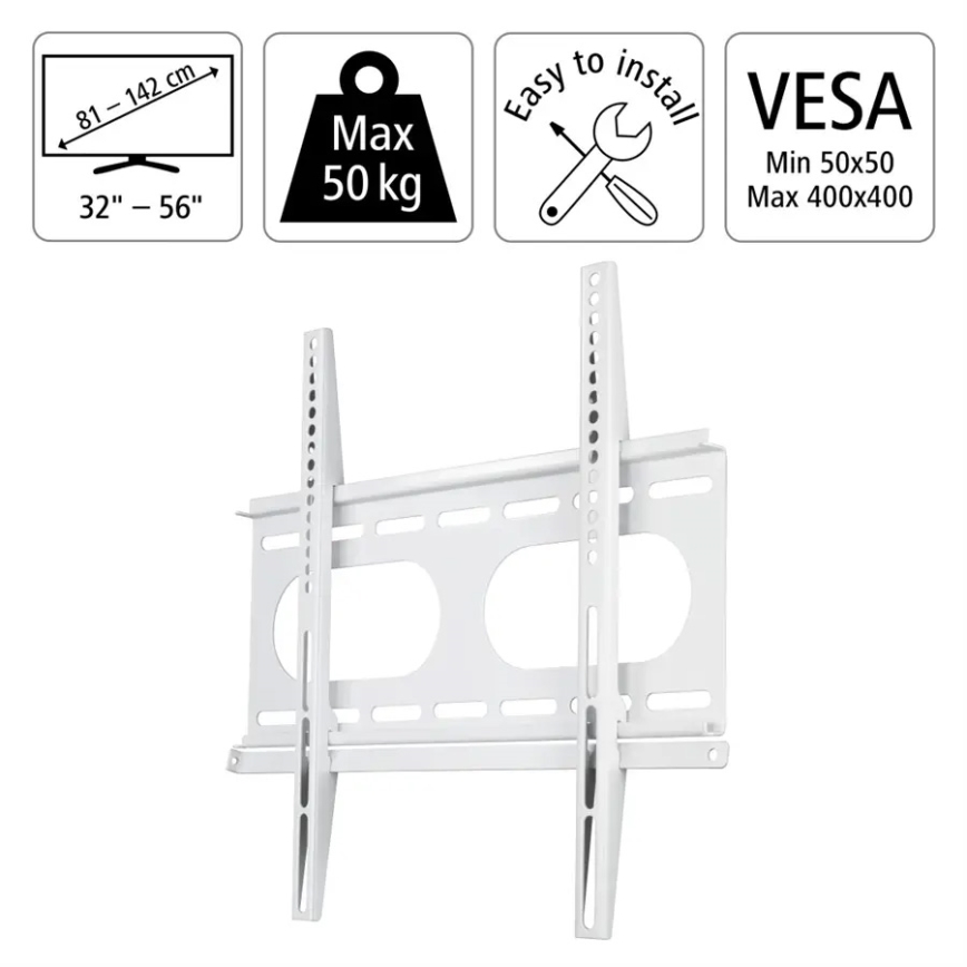 Hama - Wandhalterung für TV 32-56" weiß