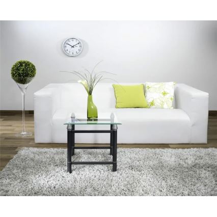 Hama – Wanduhr 1xAA silbern