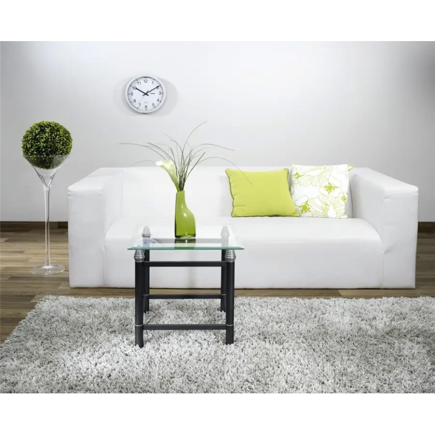 Hama – Wanduhr 1xAA silbern