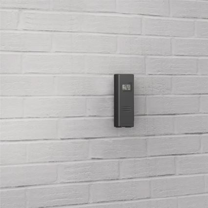 Hama - Wetterstation mit Farb-LCD-Anzeige und Wecker 230V/2xAA + USB schwarz
