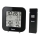 Hama - Wetterstation mit LCD-Anzeige und Wecker 2xAA + 2xAAA schwarz