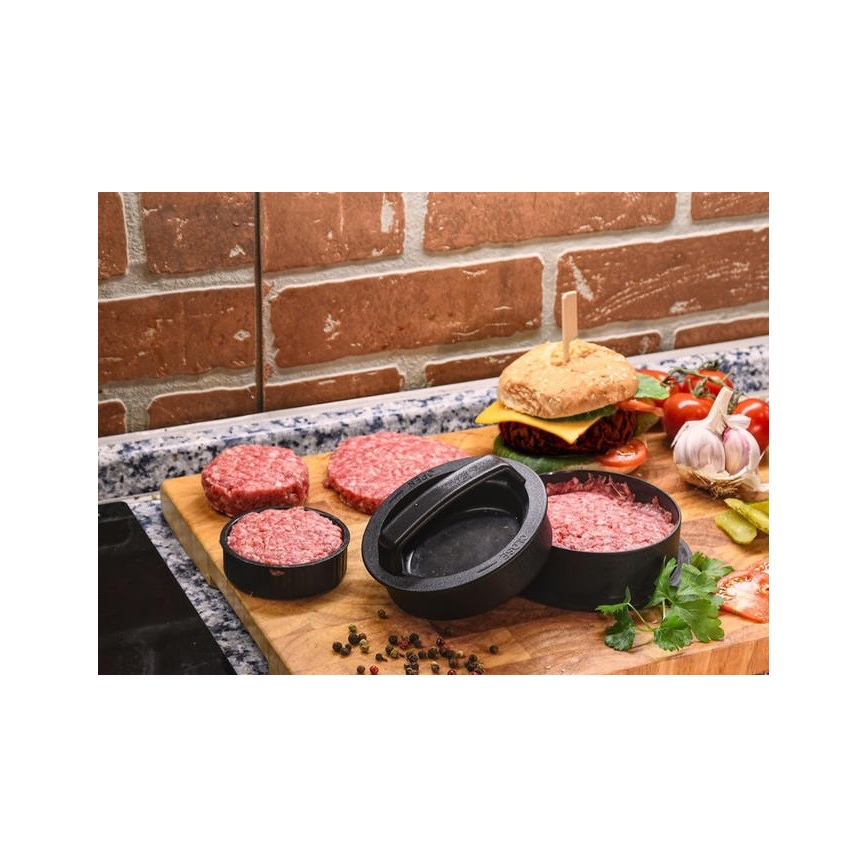 Hamburgerpresse d. 10cm/6,5cm