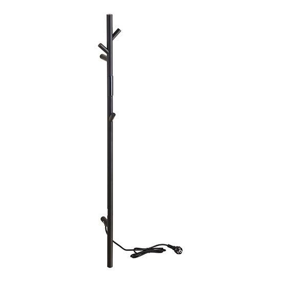 Handtuchhalter 10,3x118 cm Edelstahl/schwarz
