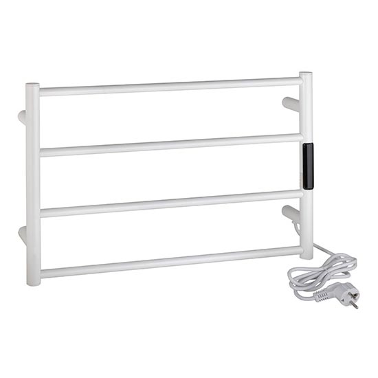 Handtuchhalter 56x37 cm Edelstahl/weiß