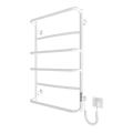 Handtuchheizkörper für Badezimmer LUX 105W/230V 81x52 cm Edelstahl/Weiß, rechts