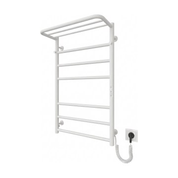 Handtuchheizkörper HOME 95W/230V 77x53 cm Edelstahl/weiß rechts