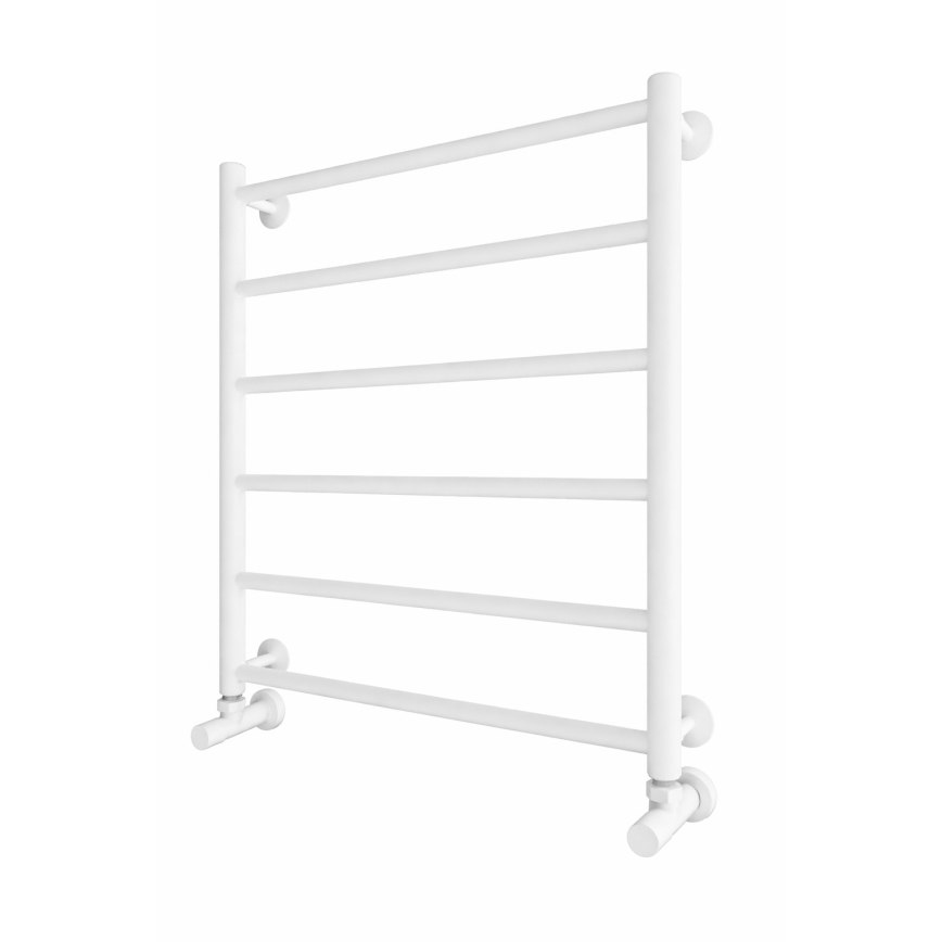 Handtuchheizkörper INOX FLAT 122W/230V 57x43 cm Edelstahl/Weiß