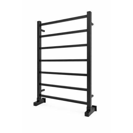 Handtuchheizkörper INOX TOKIO 161W/230V 77x53 cm Edelstahl/Schwarz