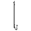 Handtuchheizkörper RAY 25W/230V 110x30 cm IP44 Edelstahl/schwarz