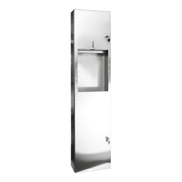 Handtuchspender 31x122,5 cm Edelstahl/silber