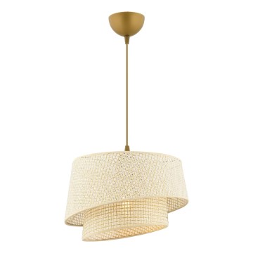 Hängelampe BARETTE 1xE27/60W/230V creme