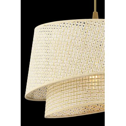 Hängelampe BARETTE 1xE27/60W/230V creme