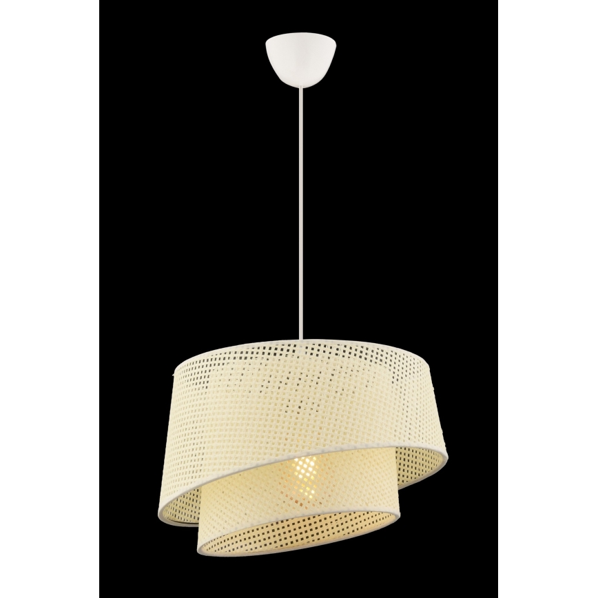 Hängelampe BARETTE 1xE27/60W/230V creme