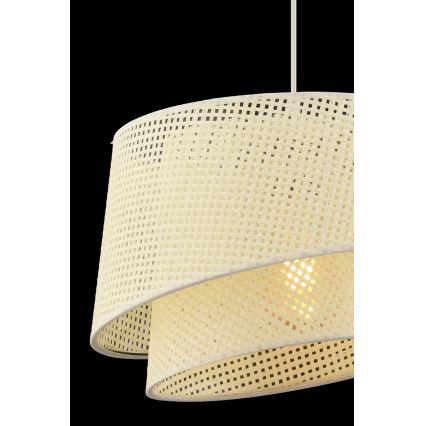 Hängelampe BARETTE 1xE27/60W/230V creme