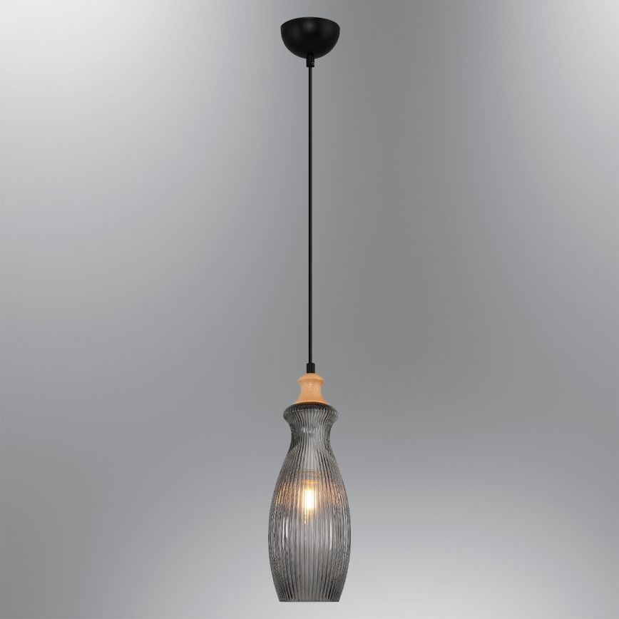Hängelampe BOTTLE 1xE14/4W/230V rauchfarben
