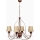 Hängelampe CLASSIC 4xE14/40W/230V bronze/beige