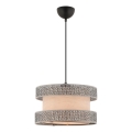 Hängelampe HALO 1xE27/60W/230V beige/grau