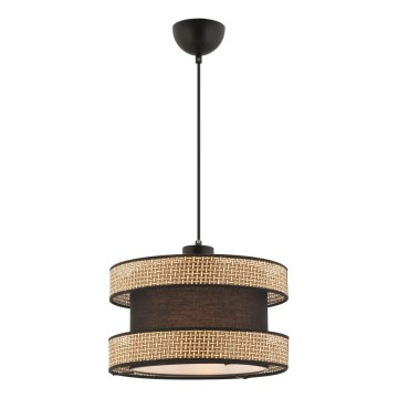 Hängelampe HALO 1xE27/60W/230V braun/beige