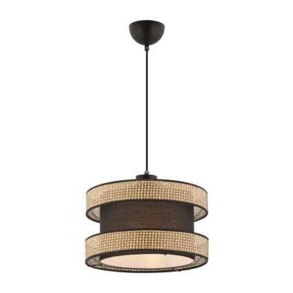 Hängelampe HALO 1xE27/60W/230V braun/beige