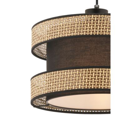 Hängelampe HALO 1xE27/60W/230V braun/beige