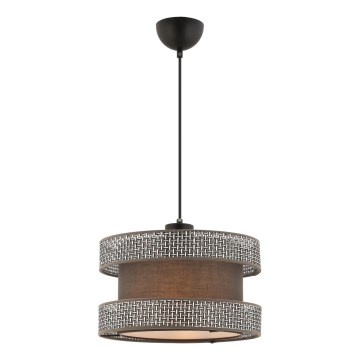 Hängelampe HALO 1xE27/60W/230V braun/grau