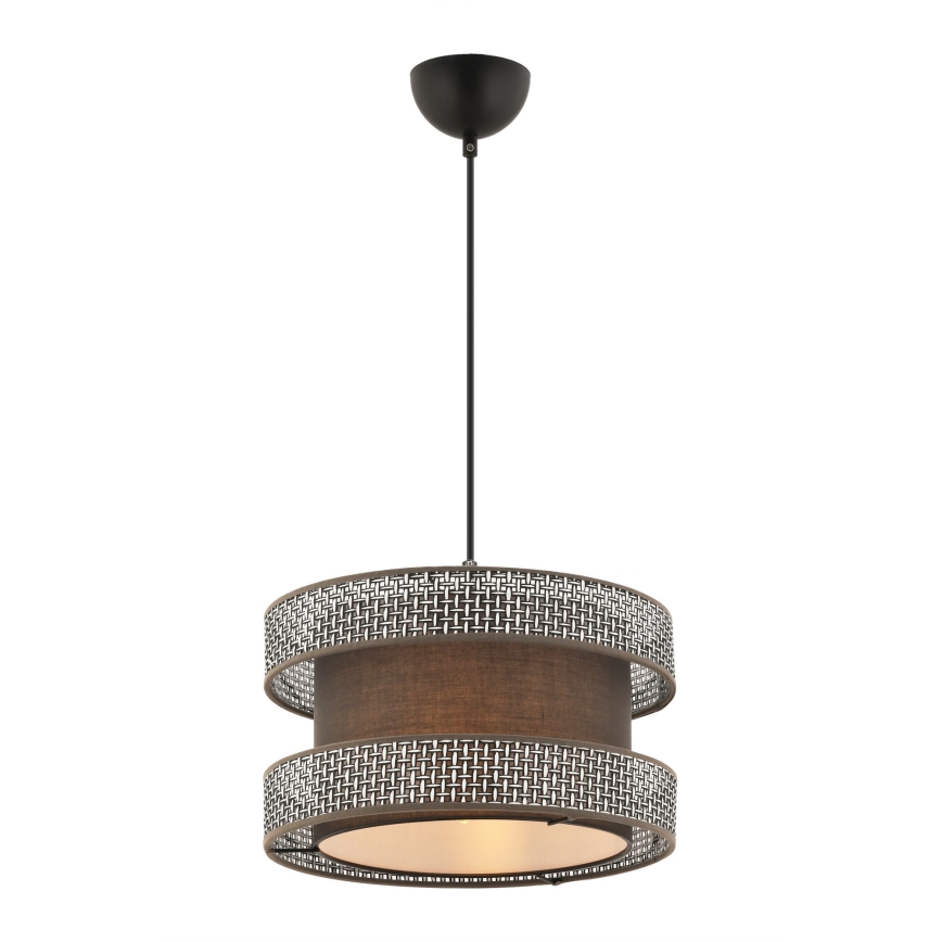 Hängelampe HALO 1xE27/60W/230V braun/grau