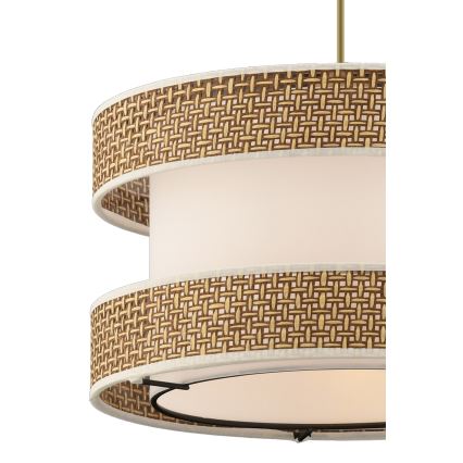 Hängelampe HALO 1xE27/60W/230V creme/beige