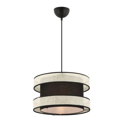 Hängelampe HALO 1xE27/60W/230V schwarz/creme