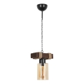 Hängelampe JASMIN 1xE27/40W/230V braun/beige