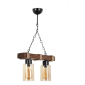 Hängelampe JASMIN 2xE27/40W/230V braun/beige