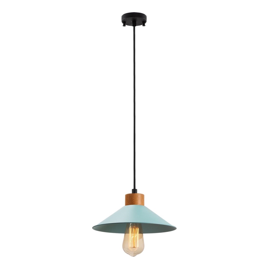 Hängelampe MANAVGAT 1xE27/40W/230V blau/braun