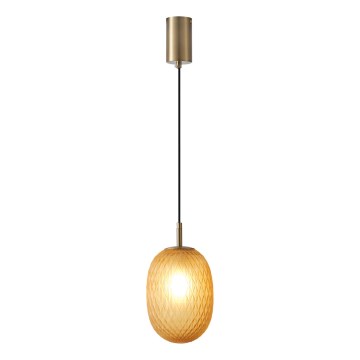 Hängeleuchte 1xE14/25W/230V braun pr. 15 cm
