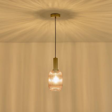 Hängeleuchte 1xE27/15W/230V braun