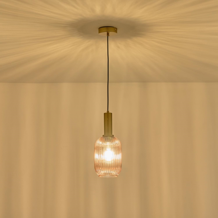 Hängeleuchte 1xE27/15W/230V braun
