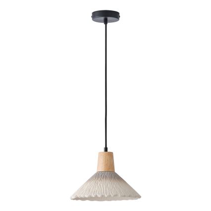 Hängeleuchte 1xE27/15W/230V cremefarben