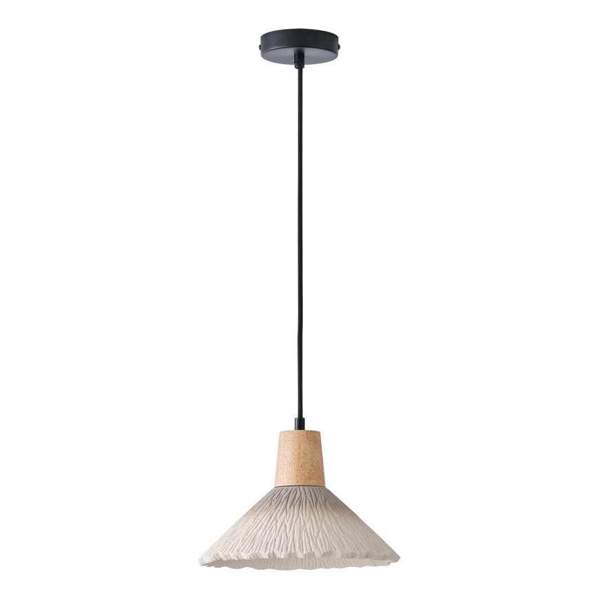 Hängeleuchte 1xE27/15W/230V cremefarben