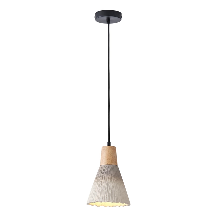 Hängeleuchte 1xE27/15W/230V cremefarben
