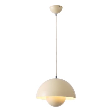 Hängeleuchte 1xE27/15W/230V cremefarben