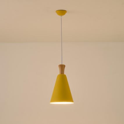 Hängeleuchte 1xE27/15W/230V gelb pr. 20 cm