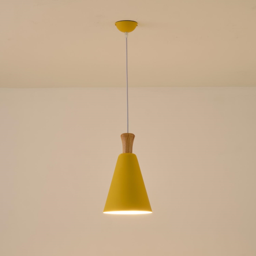 Hängeleuchte 1xE27/15W/230V gelb pr. 20 cm
