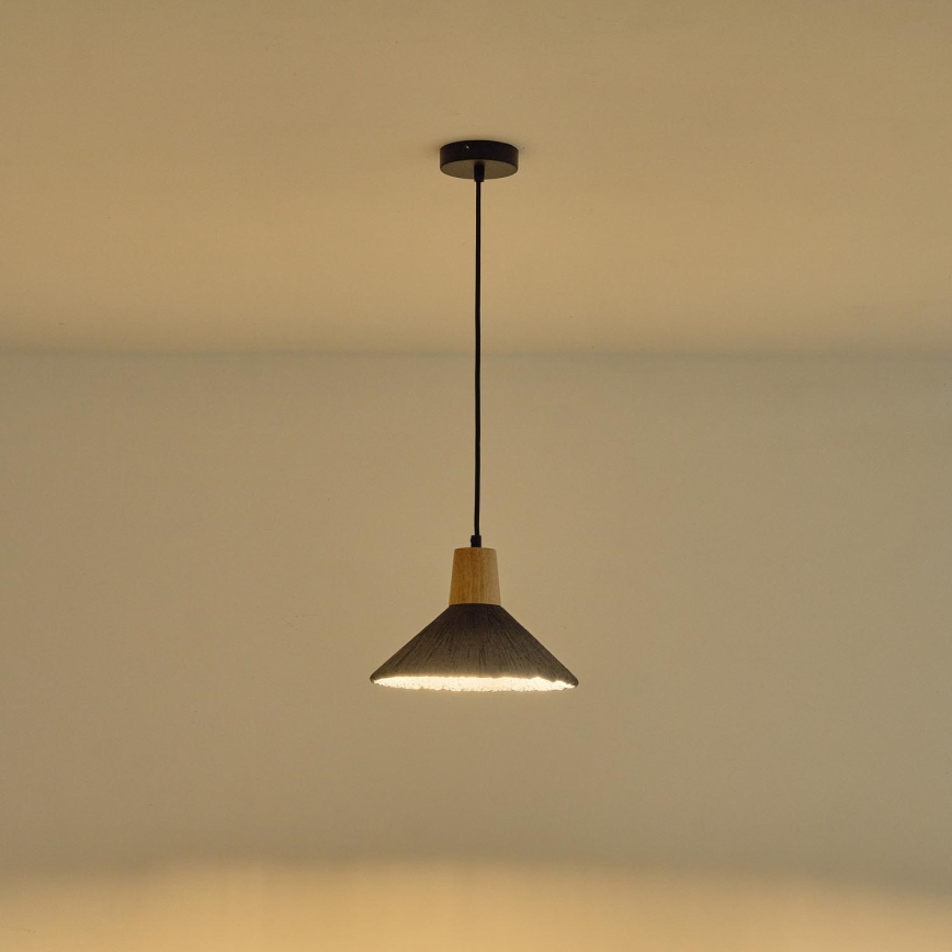 Hängeleuchte 1xE27/15W/230V grau