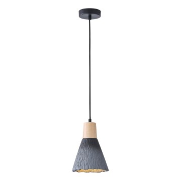 Hängeleuchte 1xE27/15W/230V grau