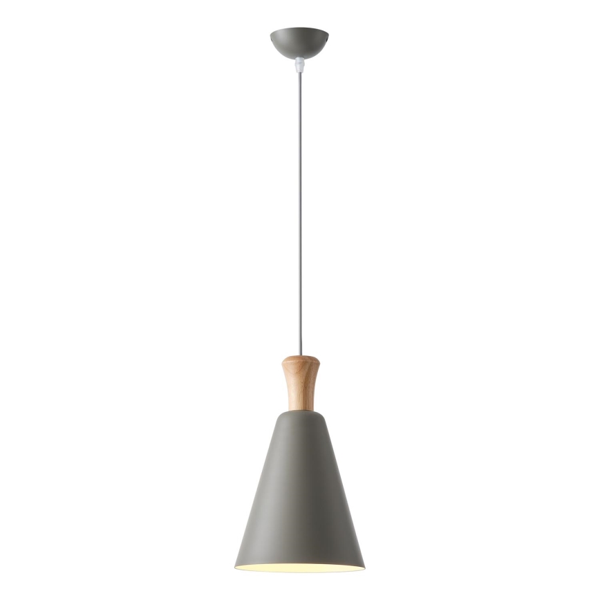 Hängeleuchte 1xE27/15W/230V grau pr. 20 cm
