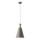 Hängeleuchte 1xE27/15W/230V grau pr. 20 cm