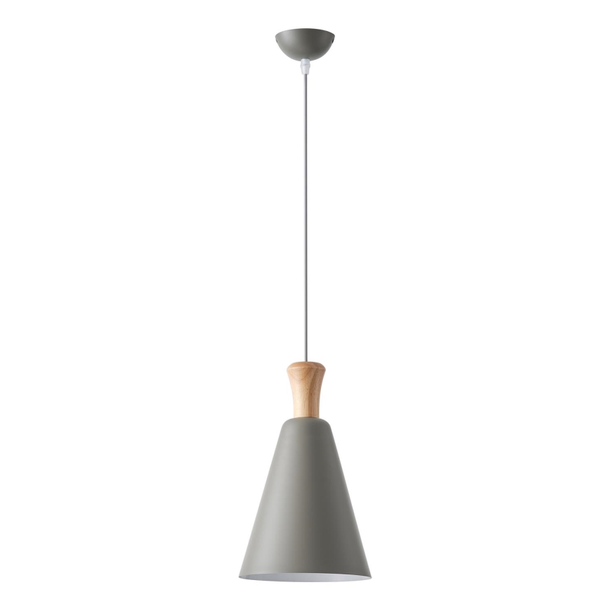 Hängeleuchte 1xE27/15W/230V grau pr. 20 cm