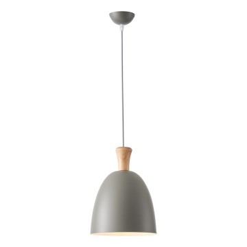 Hängeleuchte 1xE27/15W/230V grau pr. 23 cm