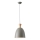 Hängeleuchte 1xE27/15W/230V grau pr. 23 cm