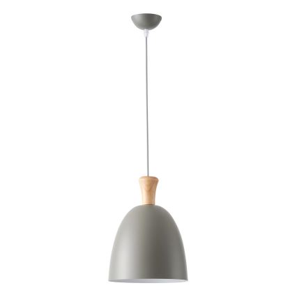 Hängeleuchte 1xE27/15W/230V grau pr. 23 cm
